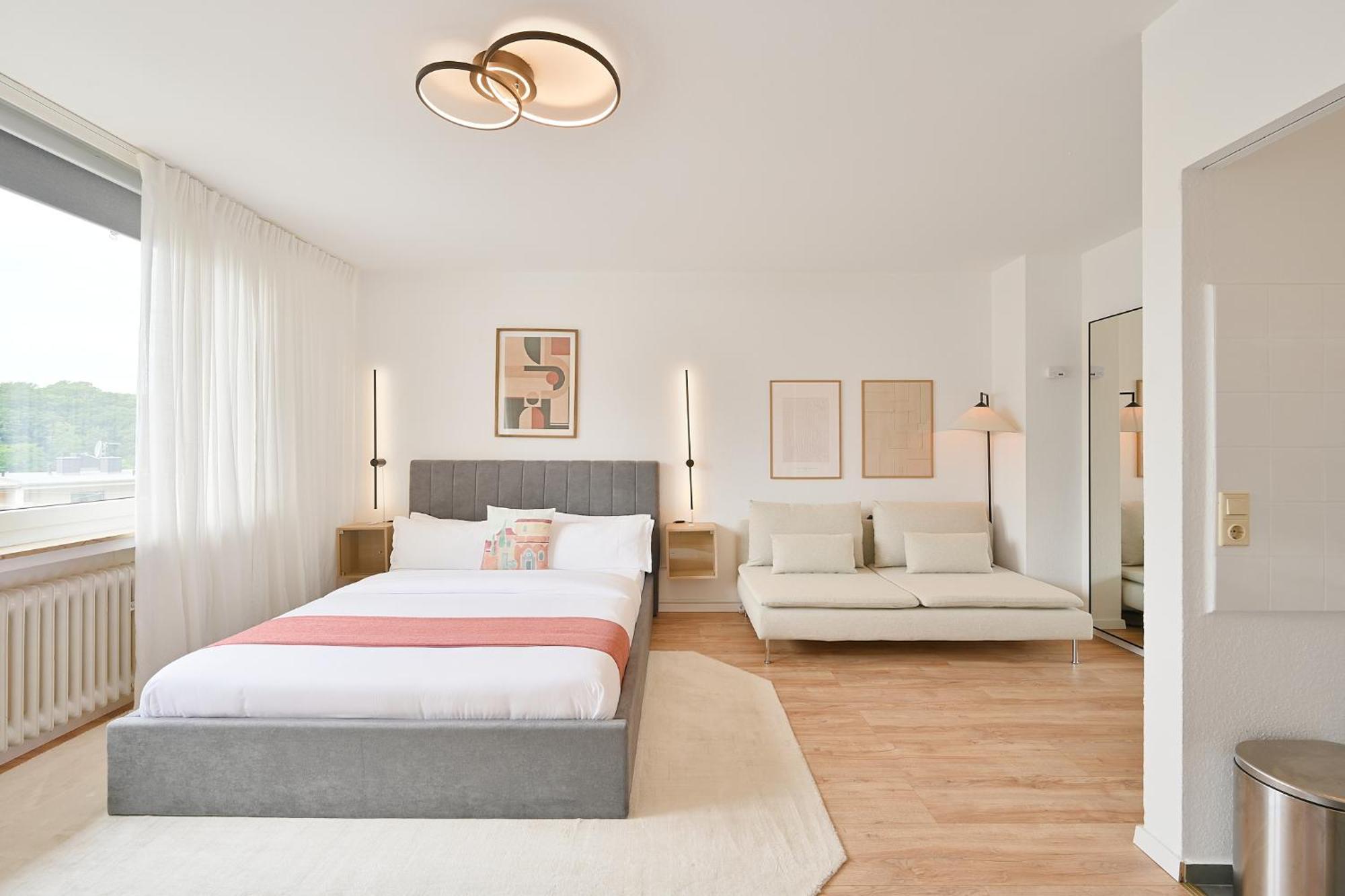 Beautiful And Stylish 1-Bedroom With Kitchen And King Size Bed Wuppertal Exterior foto